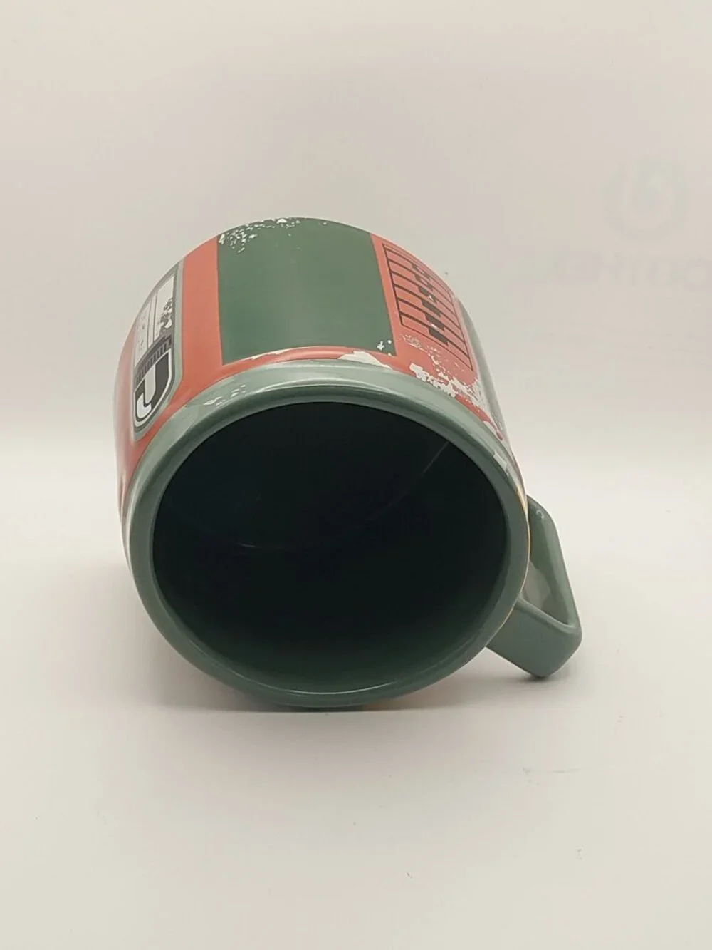 Star Wars Disney Boba Fett Head Ceramic Coffee Mug 2016 3D Helmet Design 14oz